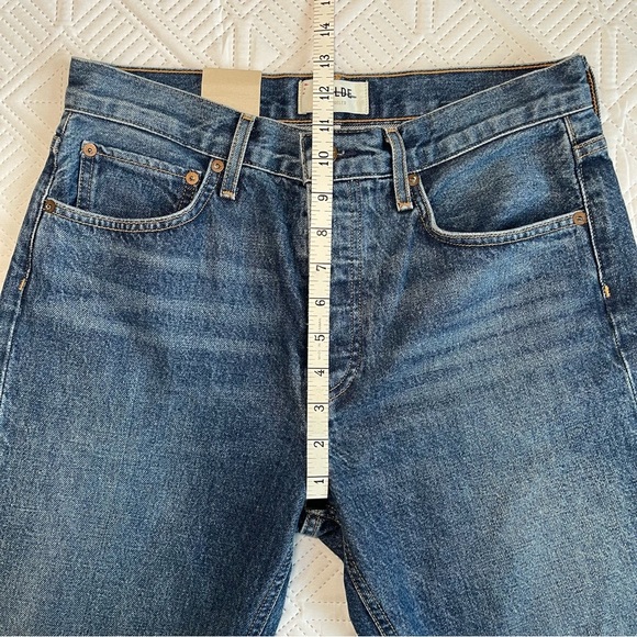 Agolde Blue Straight Leg Jeans - Picture 6 of 13